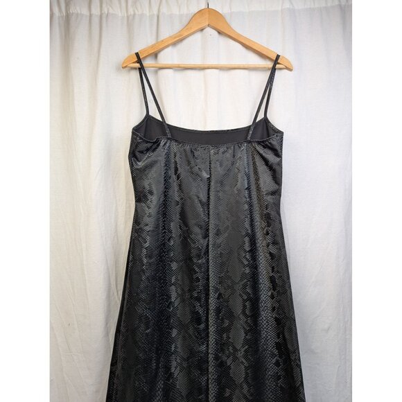Pretty Little Thing Shape Women's Faux Snakeskin Print Body Con Maxi Dress Sz 12 - Picture 4 of 7